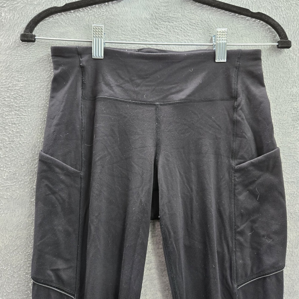 Lululemon Women Activewear Pants 4 Black Speed Up Yoga Legging Logo 28" Inseam - Picture 4 of 11